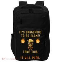 ITS DANGEROUS TO GO ALONE! TAKE THIS. IT WILL PURR. Impact Tech Backpack thumb 0