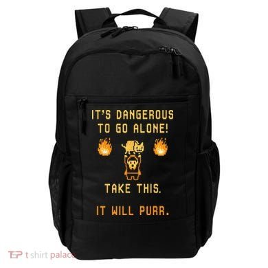 ITS DANGEROUS TO GO ALONE! TAKE THIS. IT WILL PURR. Backpack