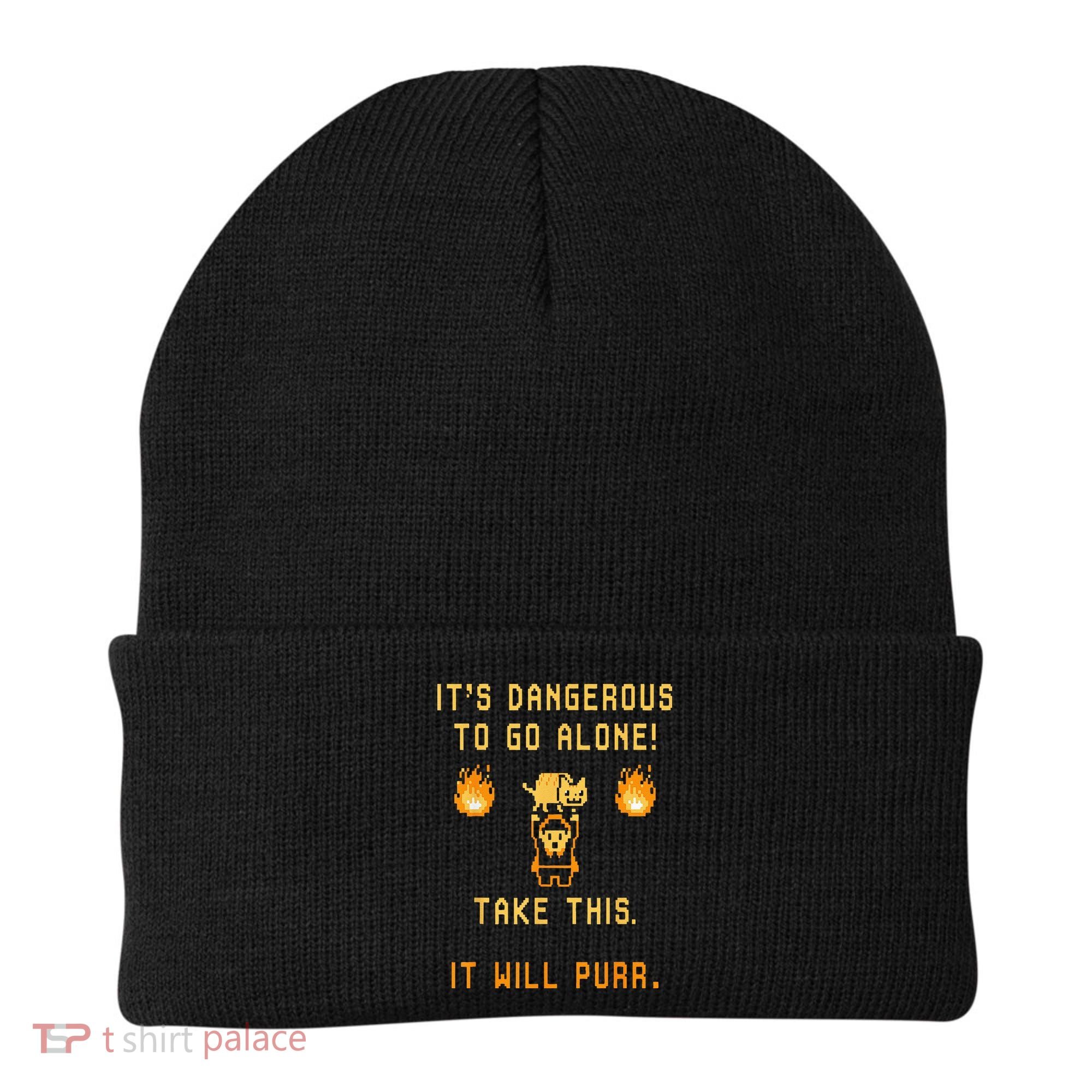 ITS DANGEROUS TO GO ALONE! TAKE THIS. IT WILL PURR. Beanie