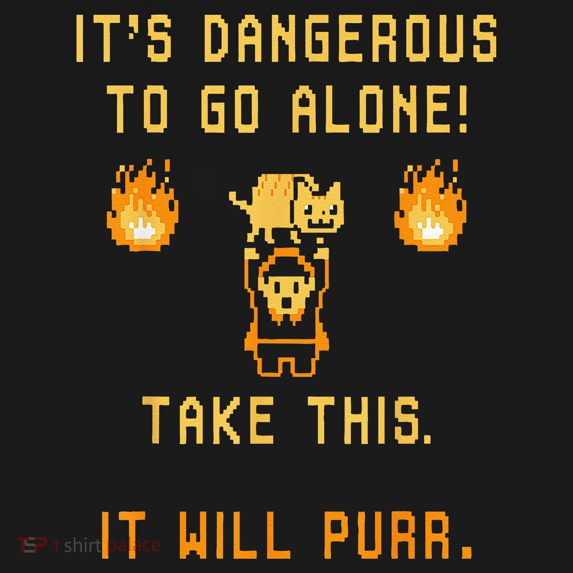 ITS DANGEROUS TO GO ALONE! TAKE THIS. IT WILL PURR. Pajama Set