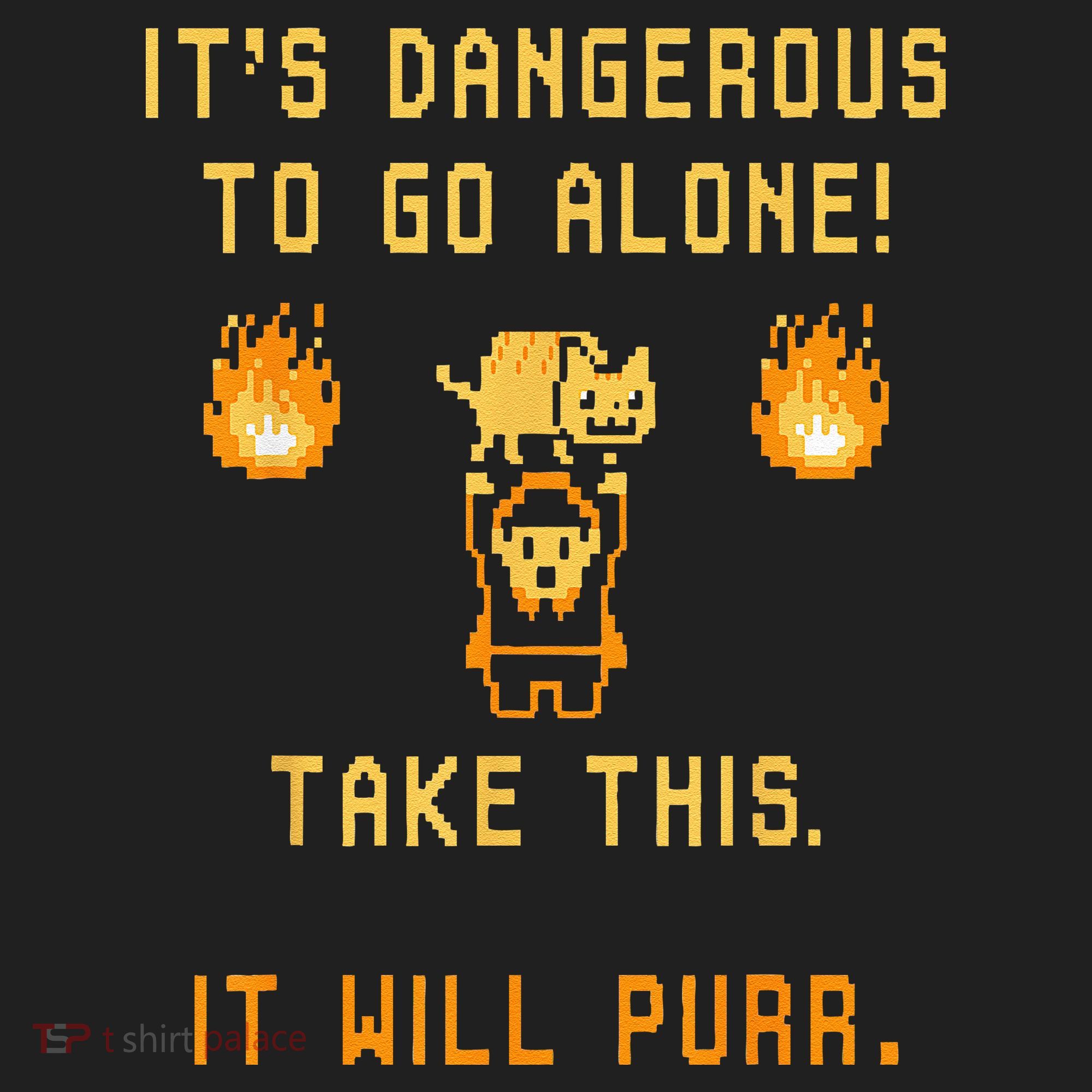 ITS DANGEROUS TO GO ALONE! TAKE THIS. IT WILL PURR. Hat