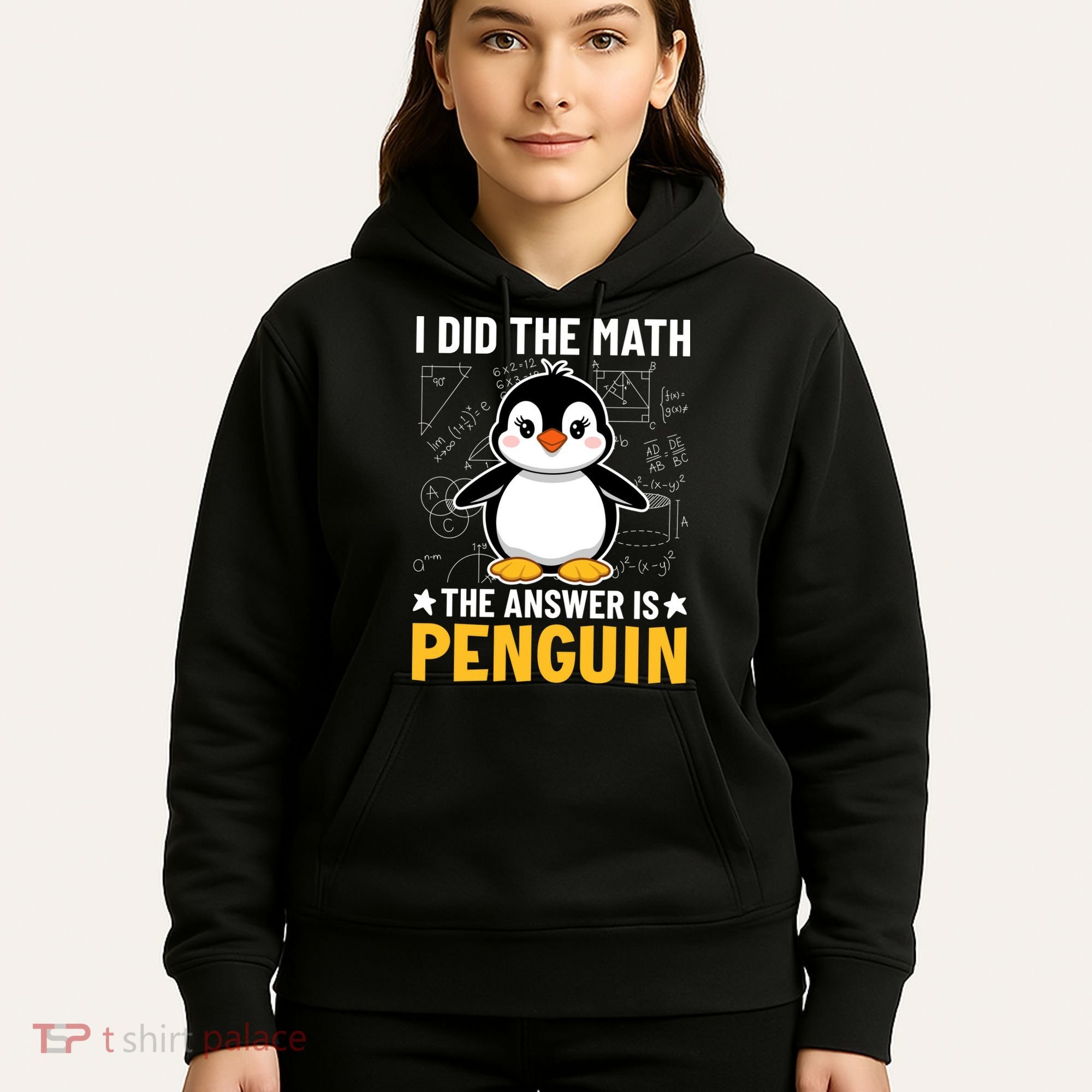 I Did The Math The Answer Is Penguin Lover Funny Hoodie