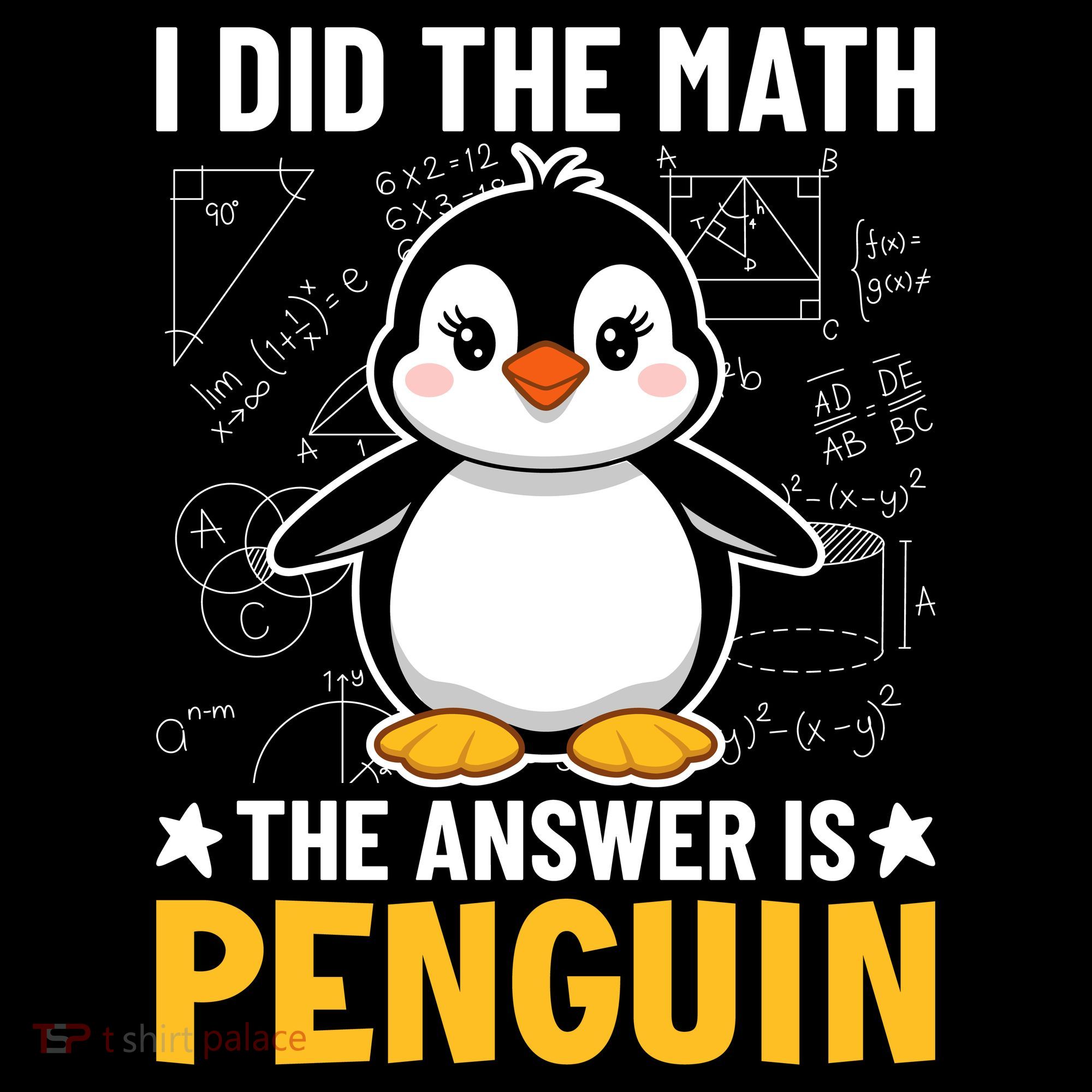 I Did The Math The Answer Is Penguin Lover Funny Women's Tank Top