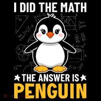 I Did The Math The Answer Is Penguin Lover Funny Baby Bodysuit thumb 2