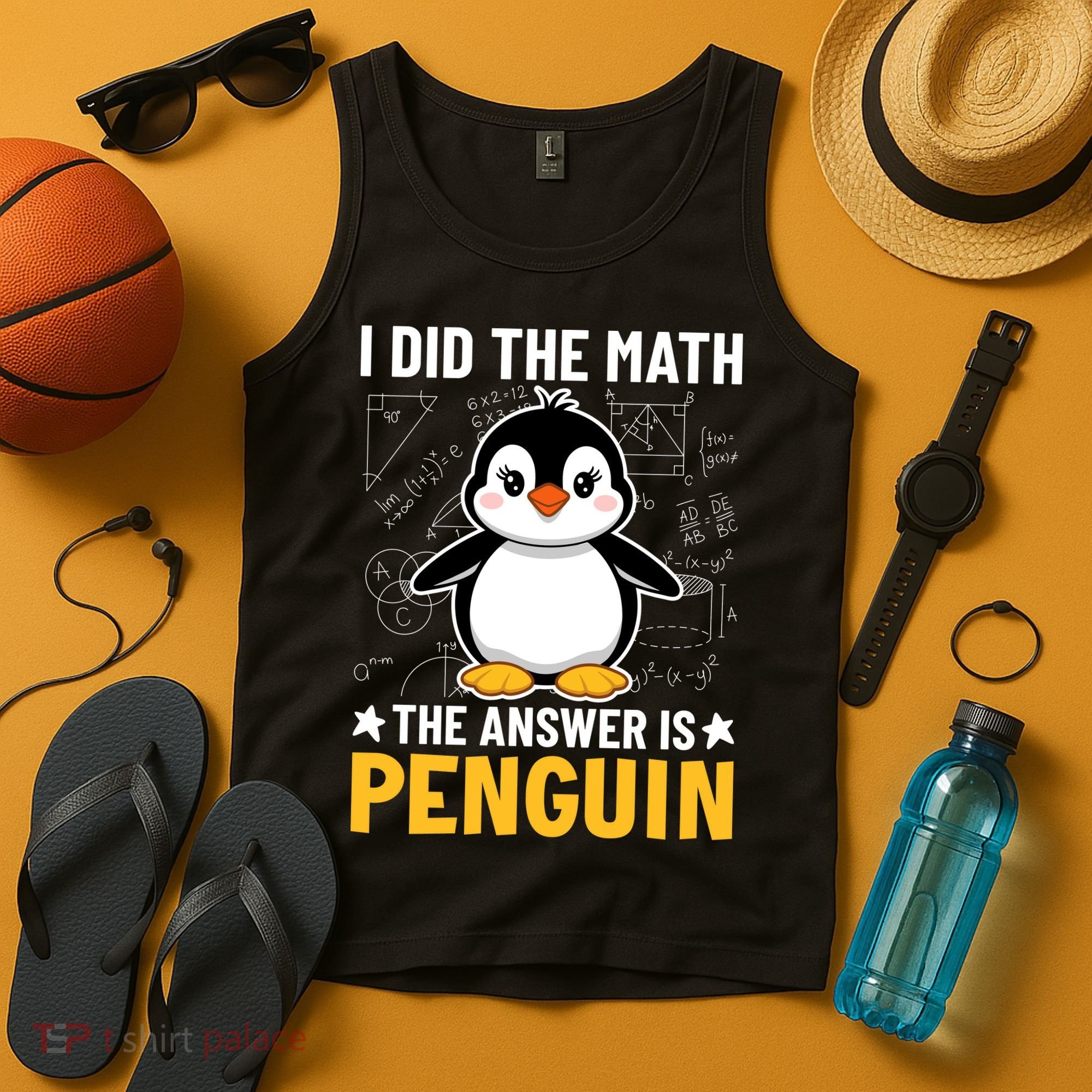 I Did The Math The Answer Is Penguin Lover Funny Tank Top