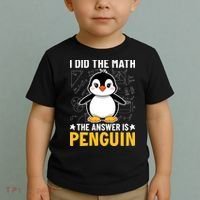 I Did The Math The Answer Is Penguin Lover Funny Toddler T-Shirt thumb 2