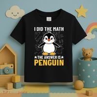 I Did The Math The Answer Is Penguin Lover Funny Toddler T-Shirt thumb 3