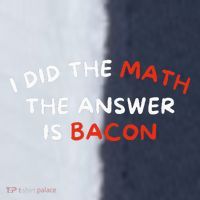 I Did The Math The Answer Is Bacon Funny Foodie Sport-Tek Competitor United Soccer Jersey thumb 4