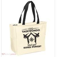 I Do Tae Kwon Do Super Power Taekwondo Tote Bag thumb 2