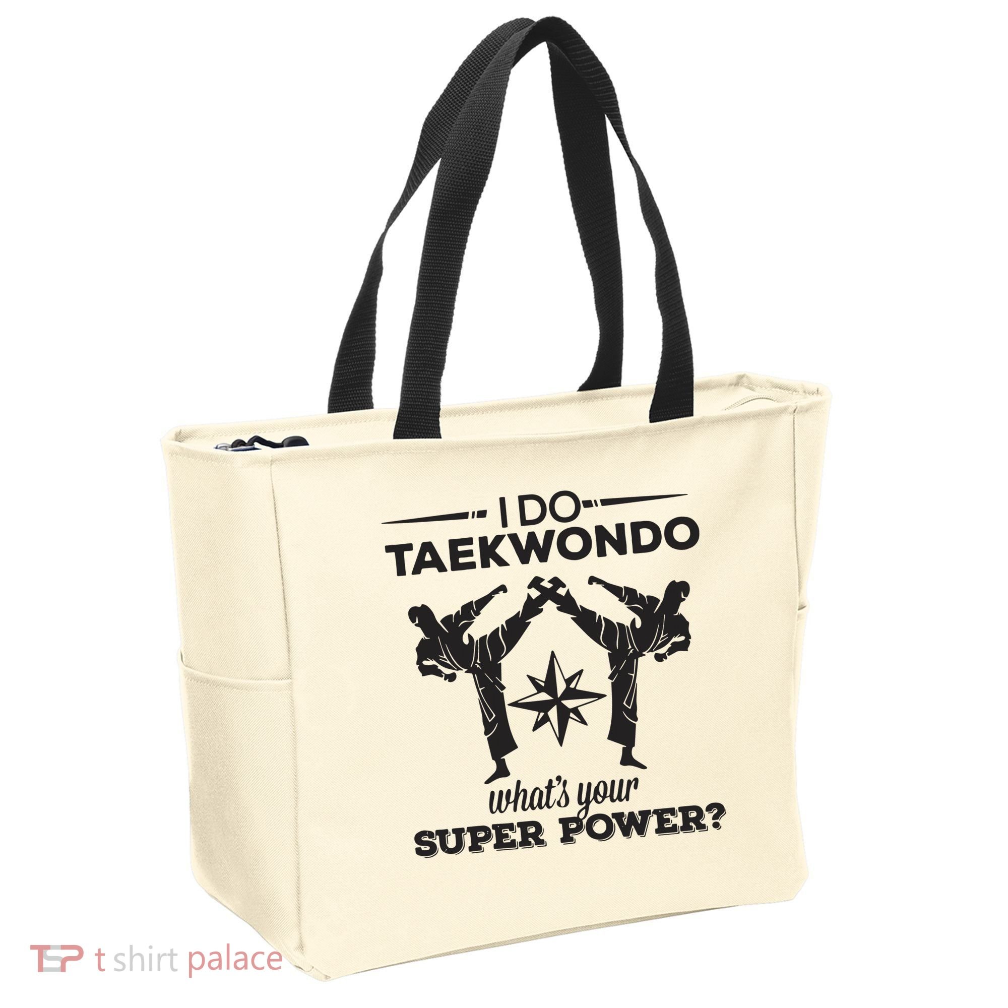 I Do Tae Kwon Do Super Power Taekwondo Tote Bag