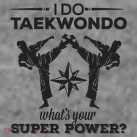 I Do Tae Kwon Do Super Power Taekwondo Toddler Hoodie thumb 2