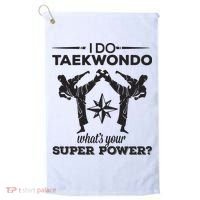 I Do Tae Kwon Do Super Power Taekwondo Golf Towel thumb 0