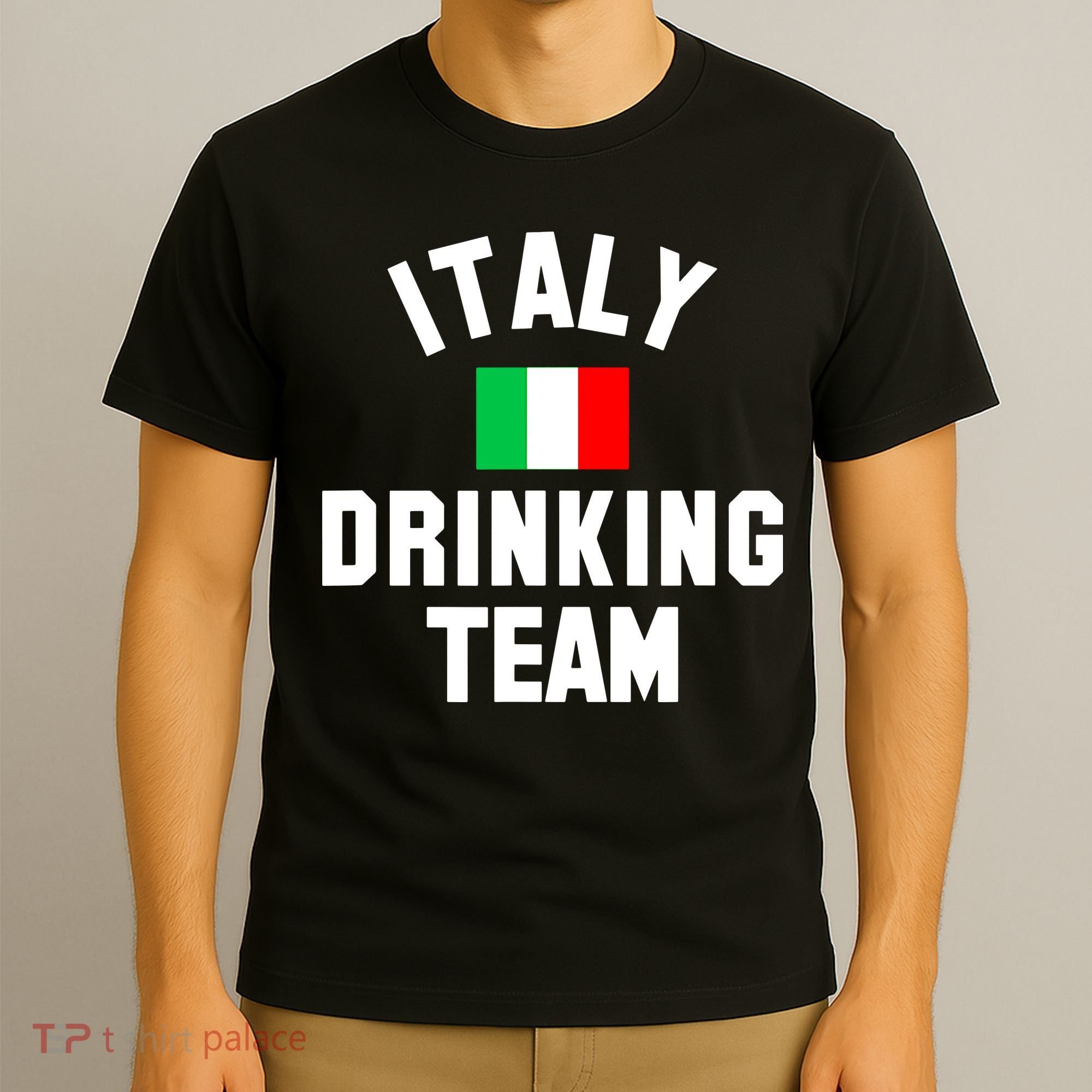 Italy Drinking Team Shirt For Italy Beer Festivals T-Shirt