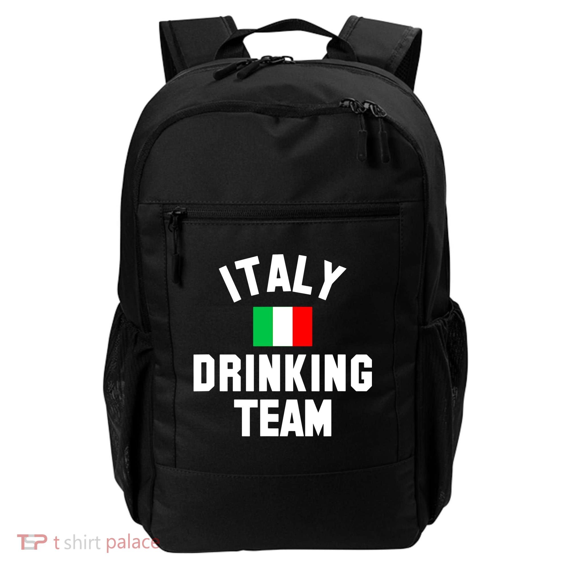 Italy Drinking Team Shirt For Italy Beer Festivals Backpack