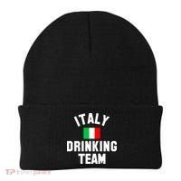 Italy Drinking Team Shirt For Italy Beer Festivals Beanie thumb 0