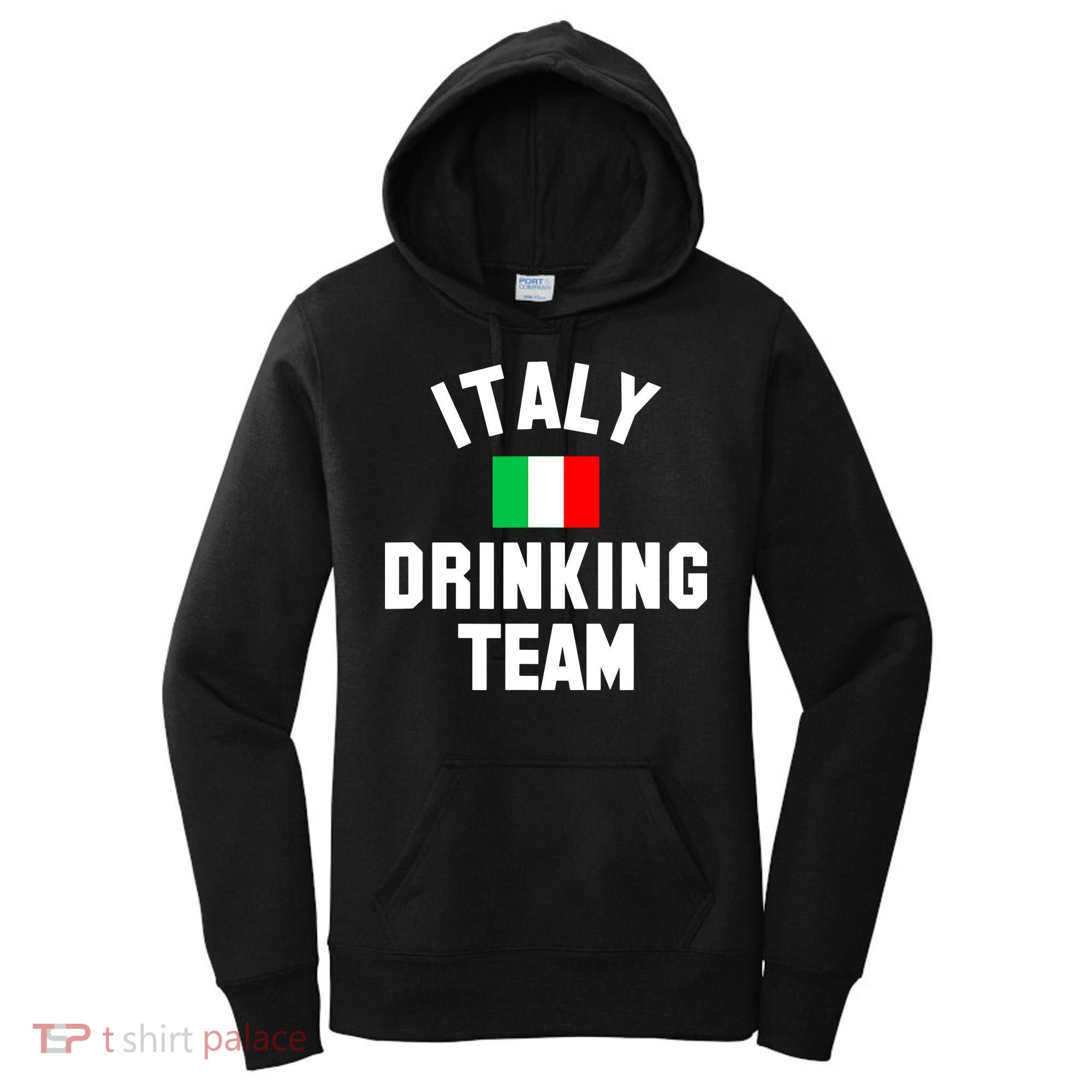 Italy Drinking Team Shirt For Italy Beer Festivals Women's Hoodie