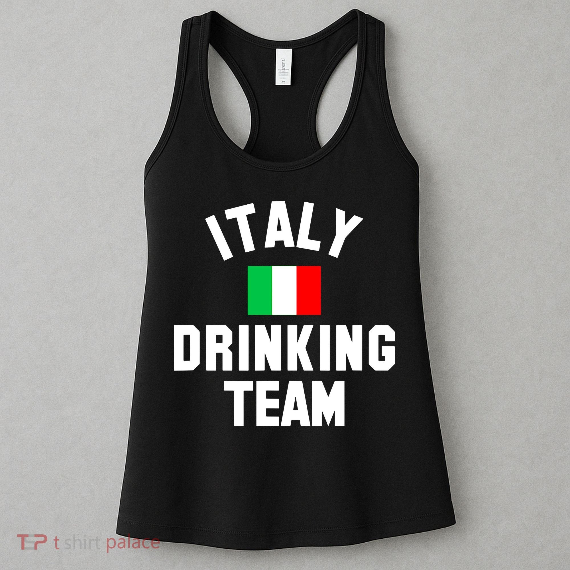 Italy Drinking Team Shirt For Italy Beer Festivals Women's Tank Top