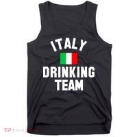 Italy Drinking Team Shirt For Italy Beer Festivals Tank Top thumb 0