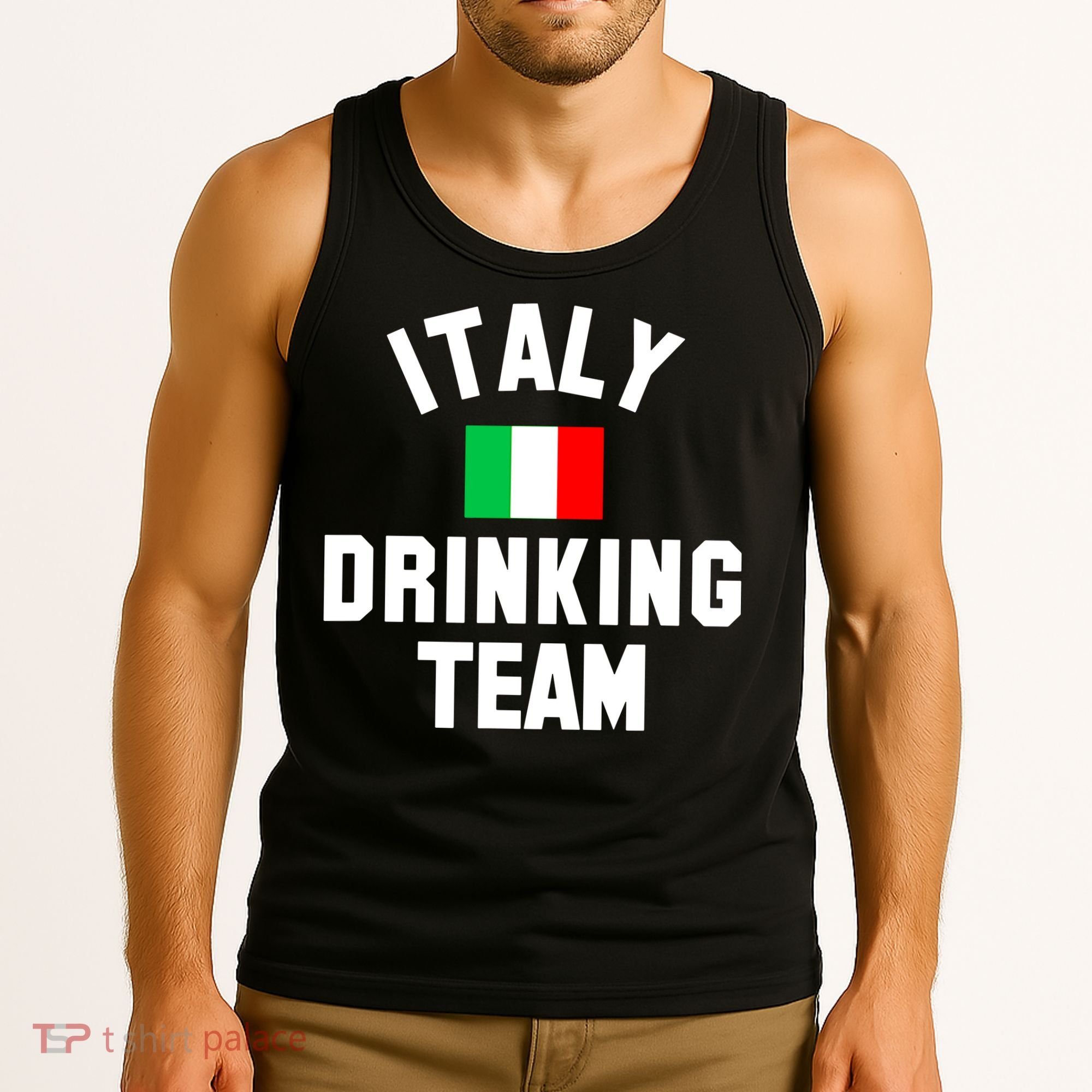 Italy Drinking Team Shirt For Italy Beer Festivals Tank Top