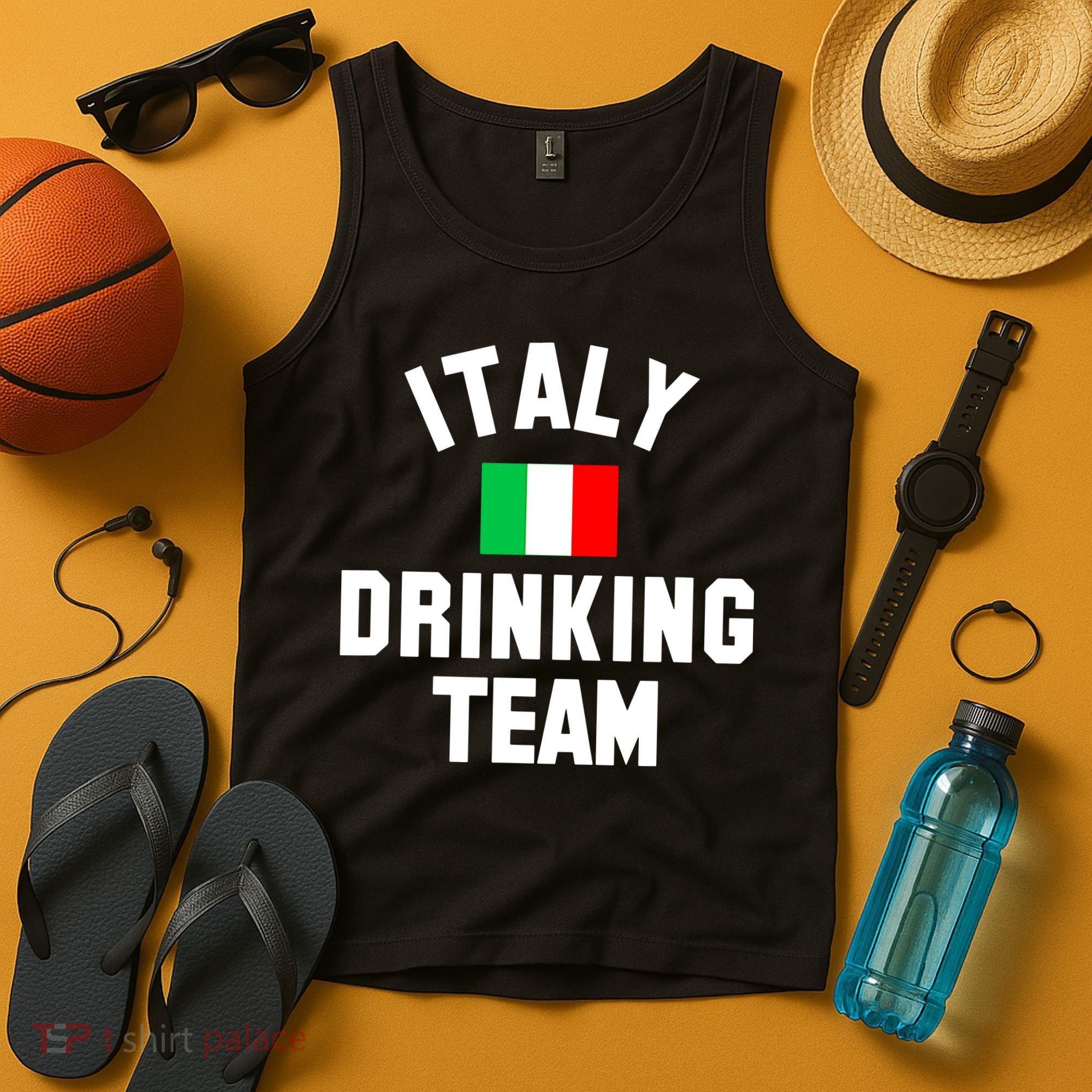 Italy Drinking Team Shirt For Italy Beer Festivals Tank Top