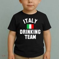 Italy Drinking Team Shirt For Italy Beer Festivals Toddler T-Shirt thumb 2