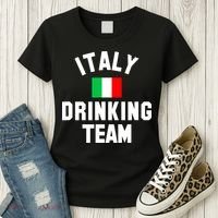 Italy Drinking Team Shirt For Italy Beer Festivals Women's T-Shirt thumb 3