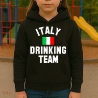 Italy Drinking Team Shirt For Italy Beer Festivals Kids Hoodie thumb 3