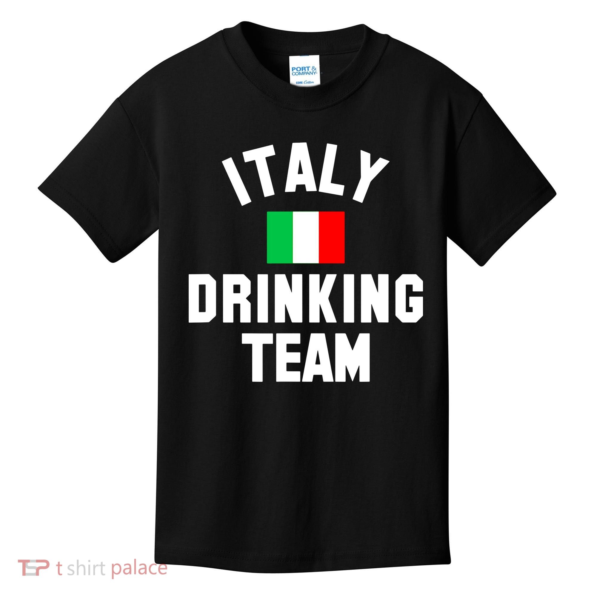 Italy Drinking Team Shirt For Italy Beer Festivals Kids T-Shirt