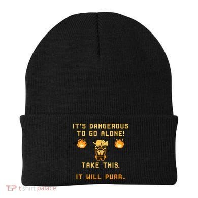 ITS DANGEROUS TO GO ALONE! TAKE THIS. IT WILL PURR Beanie