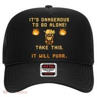 ITS DANGEROUS TO GO ALONE! TAKE THIS. IT WILL PURR Hat thumb 0