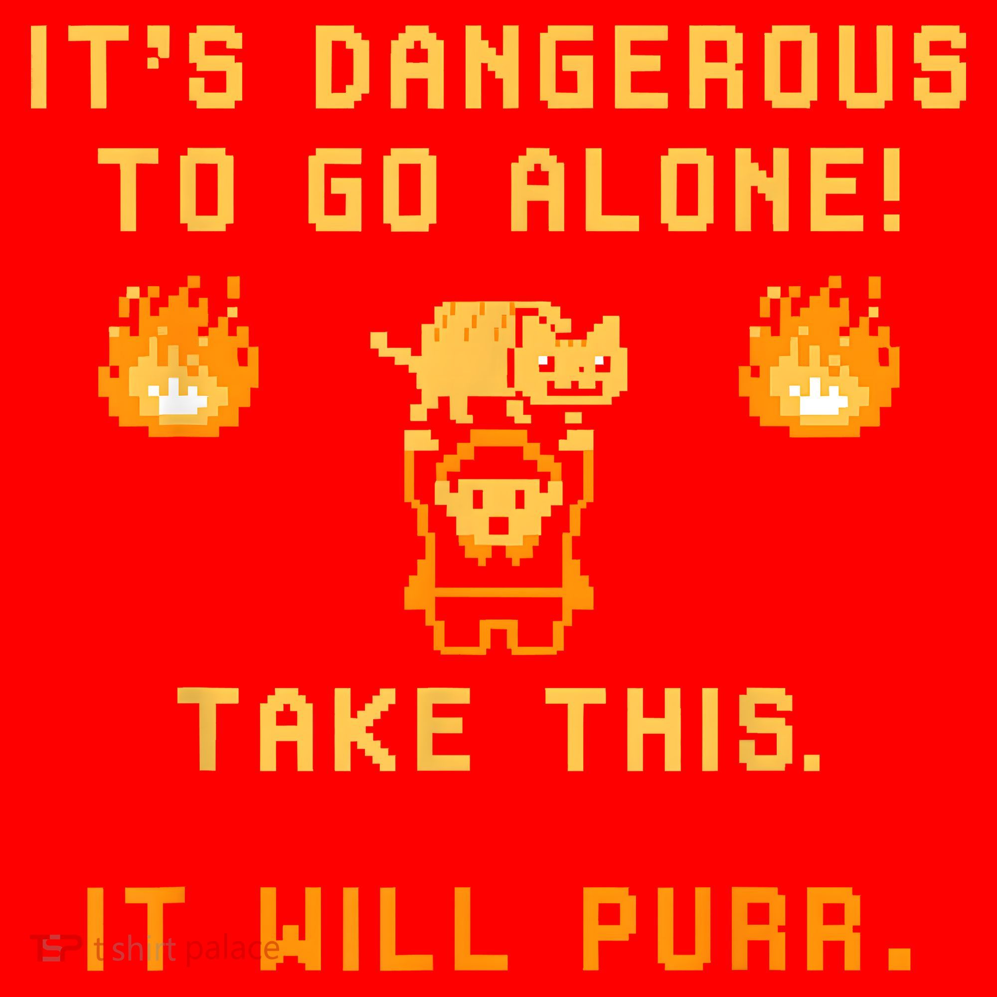 ITS DANGEROUS TO GO ALONE! TAKE THIS. IT WILL PURR Santa Hat