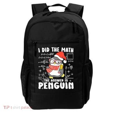 I Did The Math The Answer Is Penguin Christmas Backpack