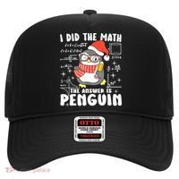 I Did The Math The Answer Is Penguin Christmas Hat thumb 0