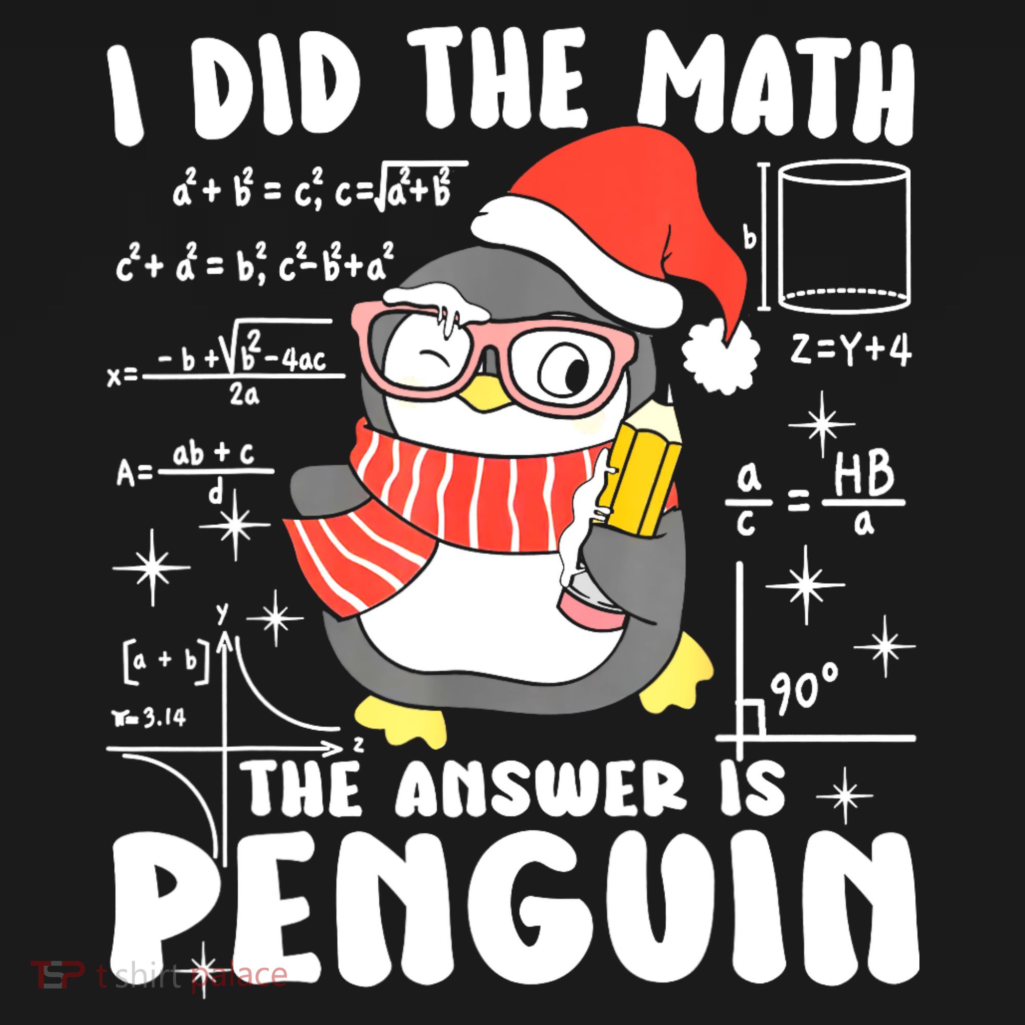 I Did The Math The Answer Is Penguin Christmas Tote Bag