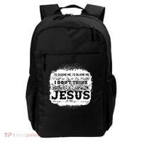 I Don't Think Jesus Does It That Way Bleached Christian Backpack thumb 0