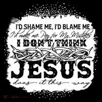 I Don't Think Jesus Does It That Way Bleached Christian Women's Hoodie thumb 2