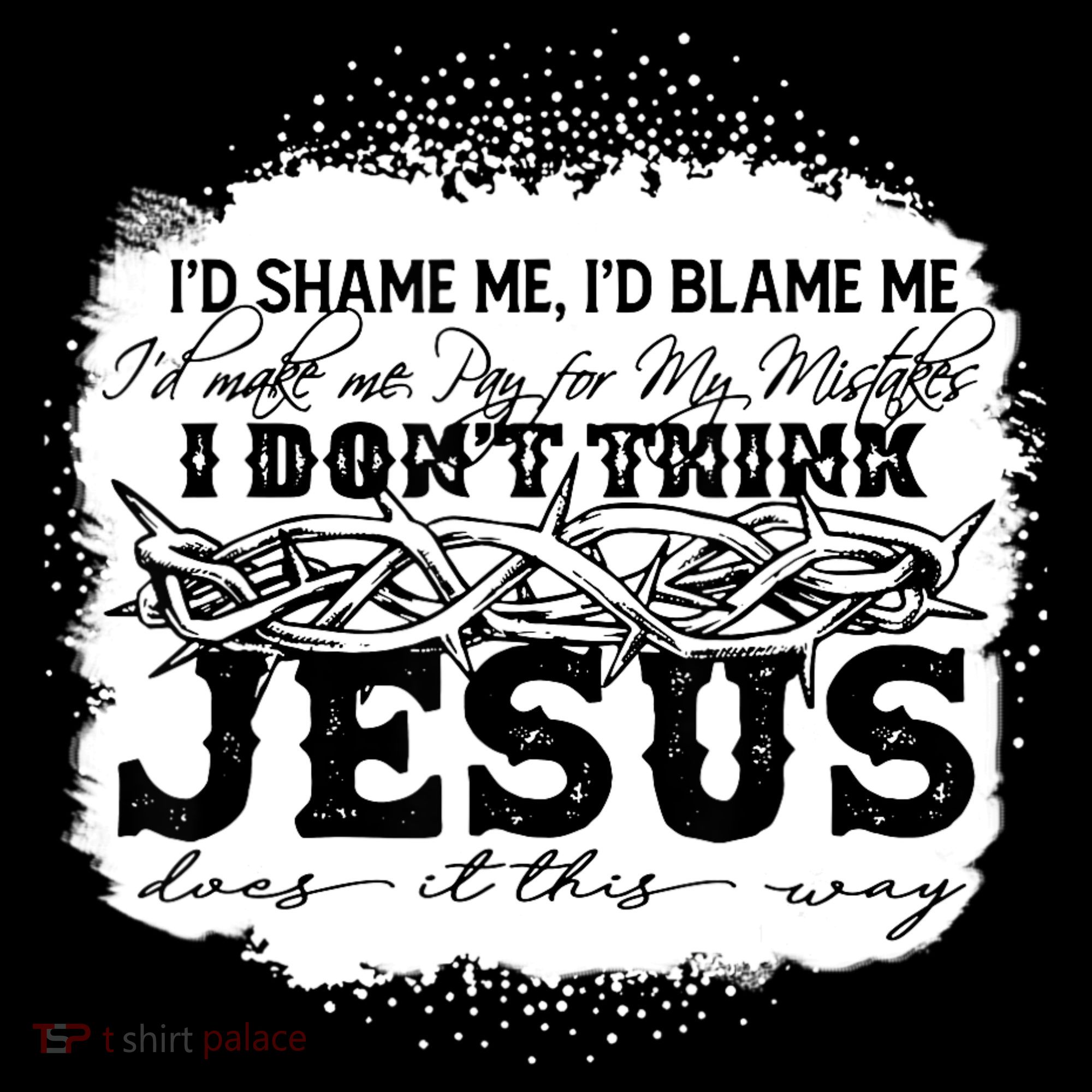 I Don't Think Jesus Does It That Way Bleached Christian Mousepad