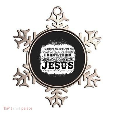 I Don't Think Jesus Does It That Way Bleached Christian Ornament