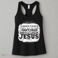 I Don't Think Jesus Does It That Way Bleached Christian Women's Tank Top thumb 3