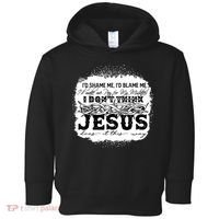 I Don't Think Jesus Does It That Way Bleached Christian Toddler Hoodie thumb 0