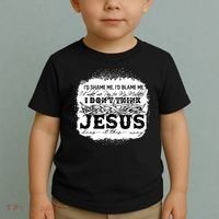 I Don't Think Jesus Does It That Way Bleached Christian Toddler T-Shirt thumb 2