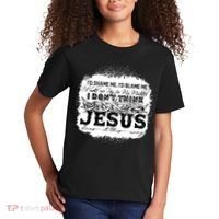 I Don't Think Jesus Does It That Way Bleached Christian Kids T-Shirt thumb 2