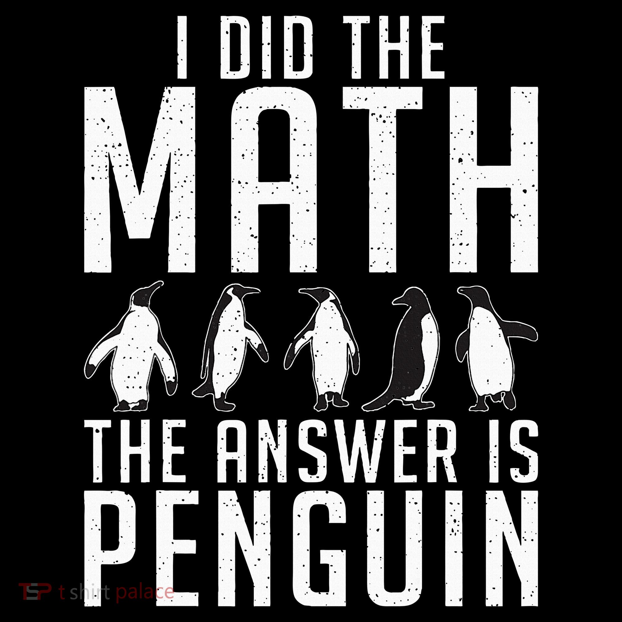I did the Math the Answer is Penguin funny Coaster