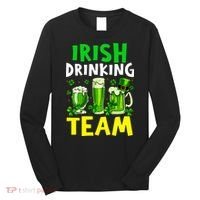 Irish Drinking Team Beer Day Happy Saint Patrick day Long Sleeve Shirt thumb 0