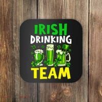 Irish Drinking Team Beer Day Happy Saint Patrick day Coaster thumb 0