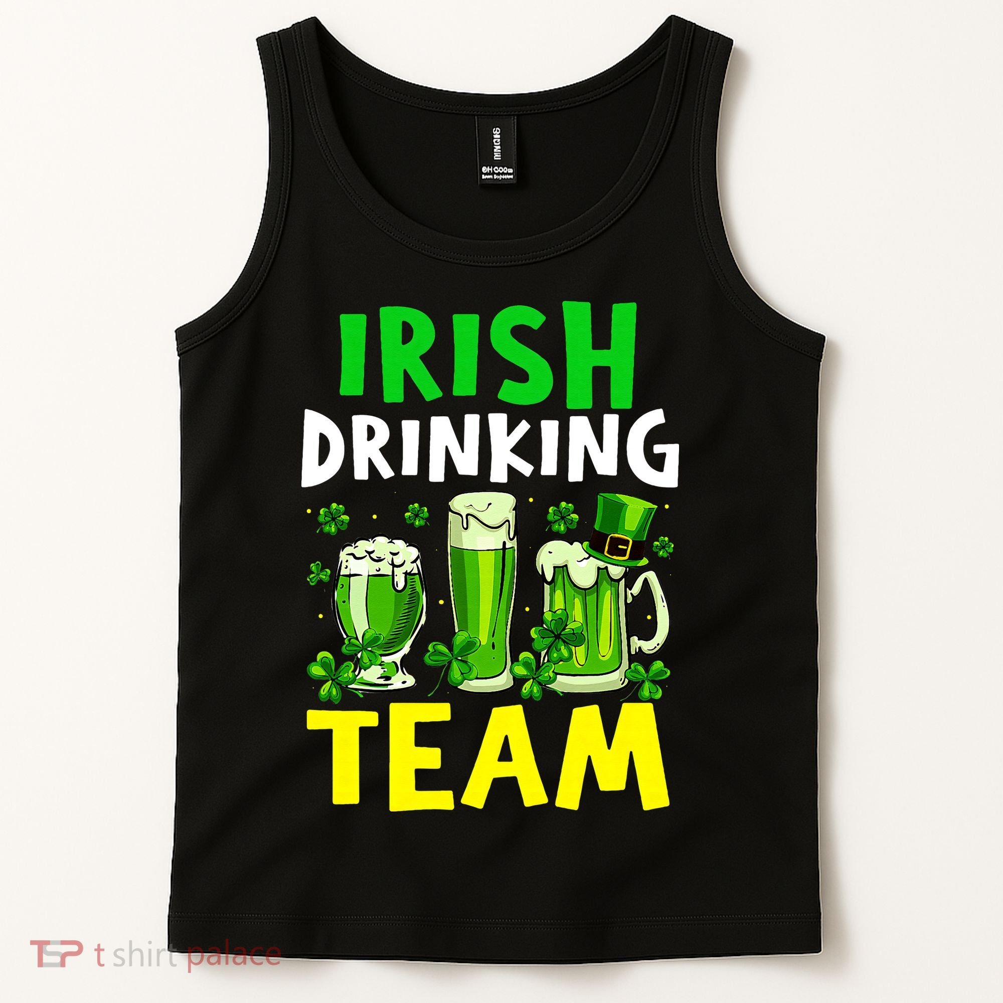 Irish Drinking Team Beer Day Happy Saint Patrick day Tank Top