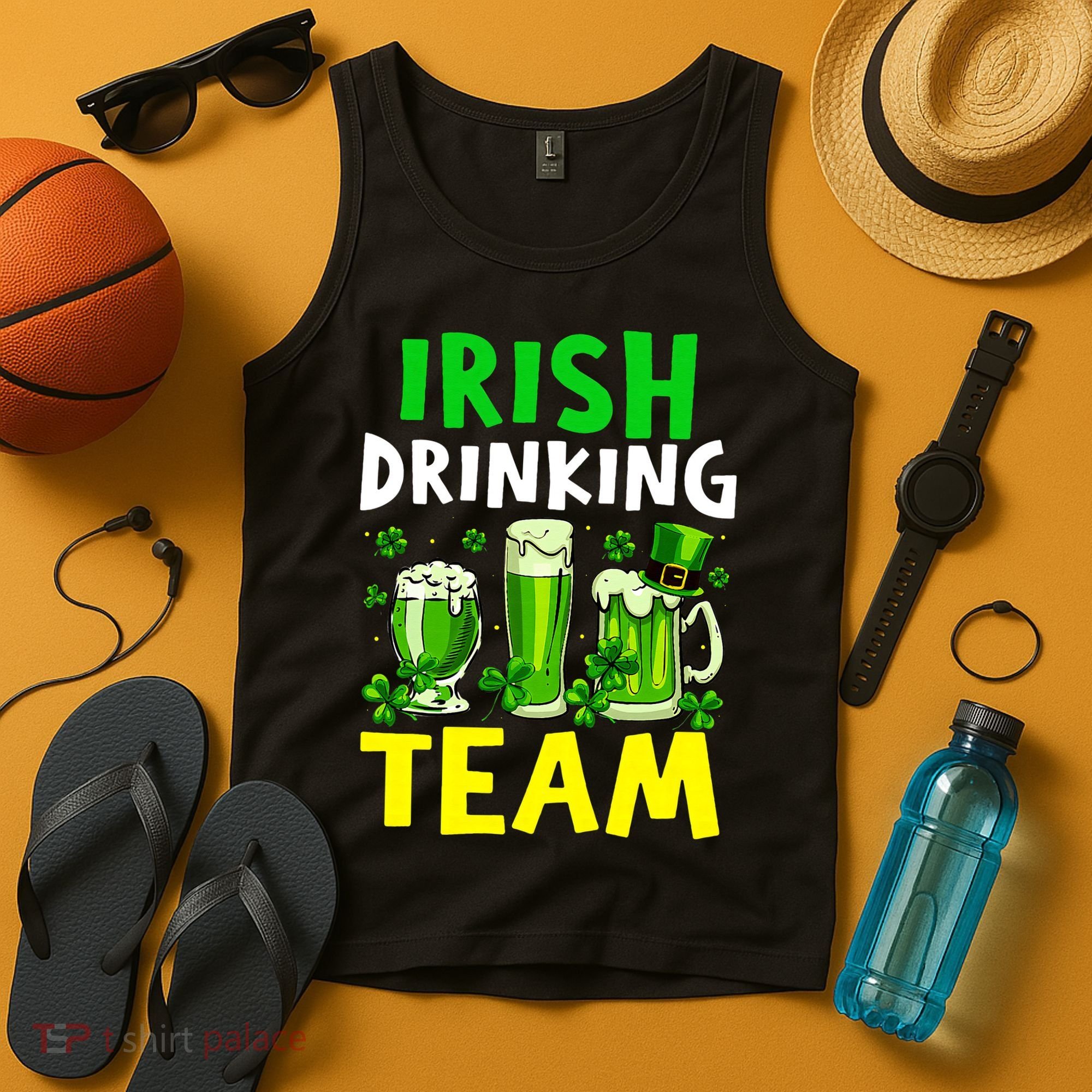 Irish Drinking Team Beer Day Happy Saint Patrick day Tank Top