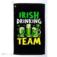 Irish Drinking Team Beer Day Happy Saint Patrick day Golf Towel thumb 0
