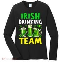 Irish Drinking Team Beer Day Happy Saint Patrick day Women's Long Sleeve Shirt thumb 0