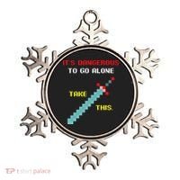 Its Dangerous To Go Alone Funny Gamer Video Game Ornament thumb 0